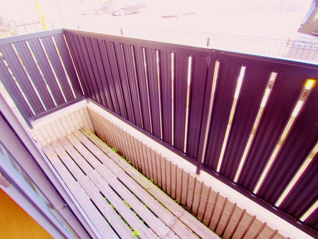 サンビレッジ府中B棟のバルコニー