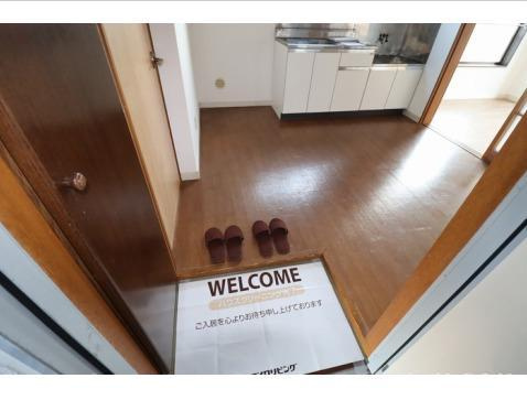 藤ハイムの玄関