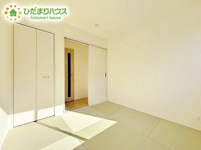 【和室】 | 水戸内原町第12　新築戸建　3号棟 | 日本人の心を落ち着かせてくれる、爽やかな畳の香りが心地よい和室