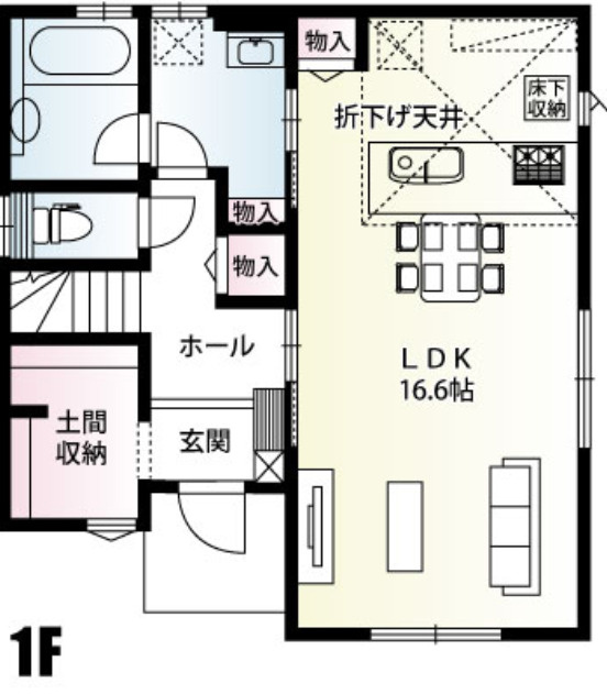 【仲介手数料無料】入間市下藤沢１０区画９号棟　入間の新築住宅なら西武ハウジングの間取り