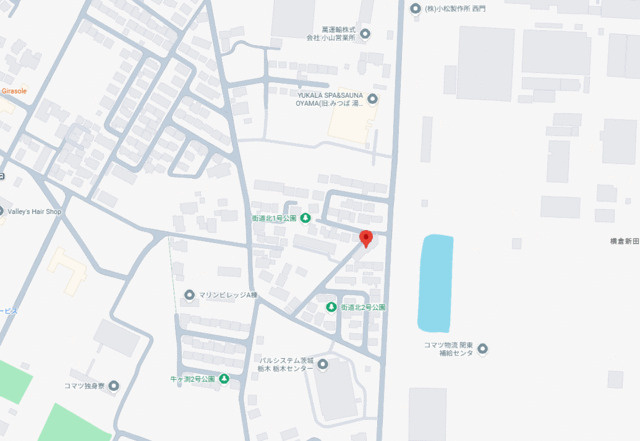 横倉新田店舗　１号室の間取り