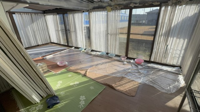 キッチン・トイレリフォーム×オール電化　♪6LDKでゆとりのある暮らしを！のバルコニー