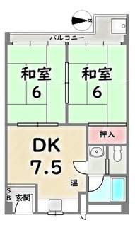 【間取り】 | 友禅ハイツ