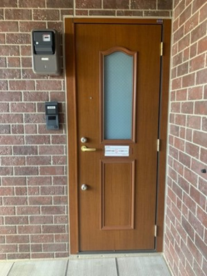 【玄関】 | 半田ハイツ Ｄ | 玄関前