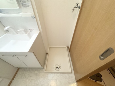 【玄関】 | グリーンハイツ Ｈ | 洗濯機置場
