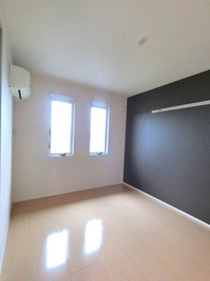 【洋室】 | ツインコート簗瀬 | 二階6帖洋室 エアコン・収納付き