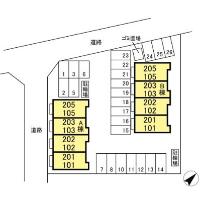 【区画図】 | メゾン･ドゥ･ ルナ
