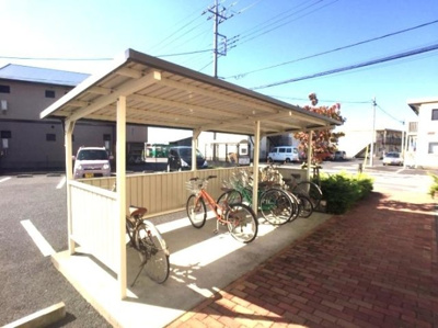 【その他共用部分】 | ラフィネ サワ Ｂ | 駐輪場