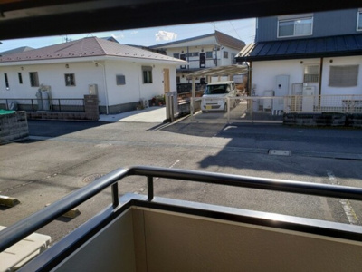 【バルコニー】 | サンフラット Ｂ | バルコニーからの眺望