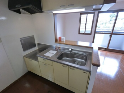 【キッチン】 | フローラルコート Ｂ | 対面キッチン 床下収納付き