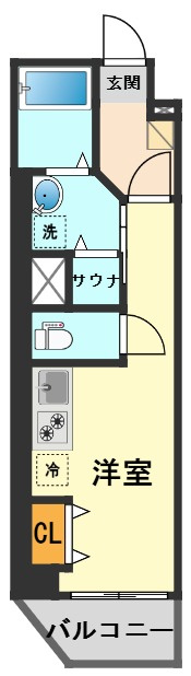 b'CASA KOIWA 2ndの間取り