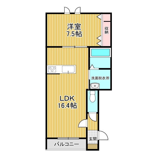 仮称）西13南12MSの間取り
