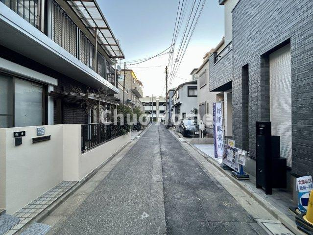 江戸川区一之江6丁目新築分譲住宅の前面道路含む現地写真|全面道路