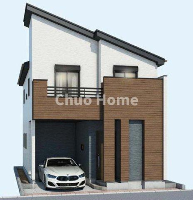 【完成予想図】 | 江戸川区一之江6丁目新築分譲住宅 | 外観パース