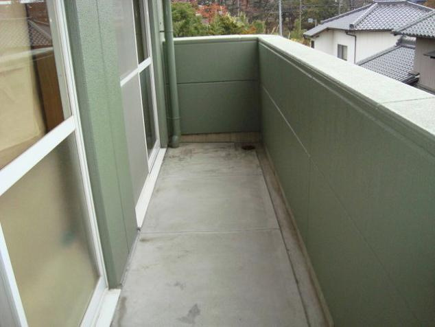 プレジールＢのバルコニー