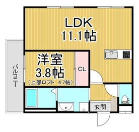 MicaElenoKurakuenの間取り