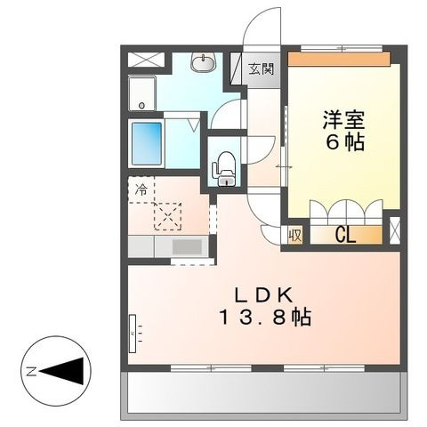 クレッシェンドの間取り