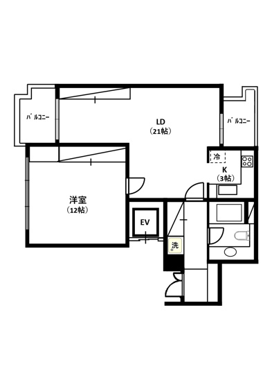 【間取り】 | ＹＴ麻布