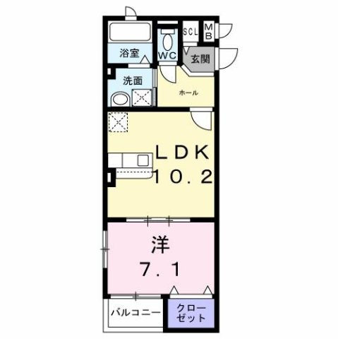 ヴェルナール赤羽の間取り