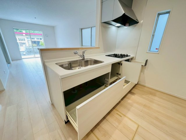 ♥♥糸満市喜屋武　第6-２号棟（全3棟）のキッチン|現地撮影2026.1
いつでも内覧可能です