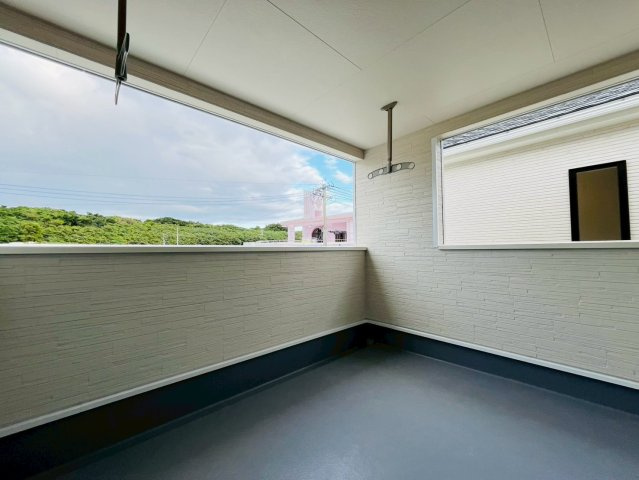 ♥♥糸満市喜屋武　第6-２号棟（全3棟）のバルコニー|現地撮影2026.1
いつでも内覧可能です