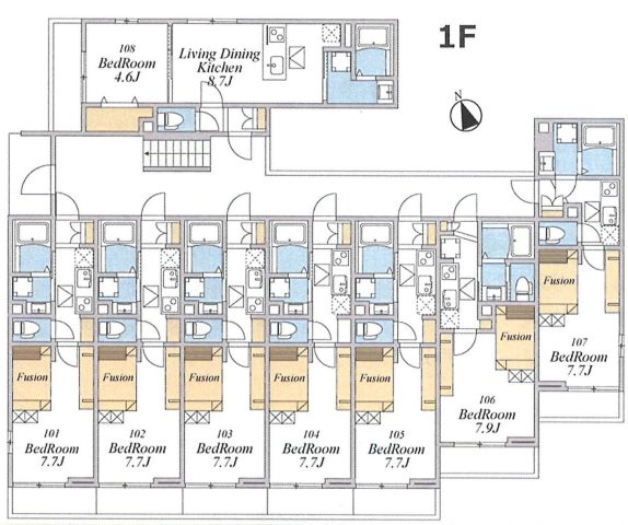 ウィンドテラス津田沼Ⅱの間取り