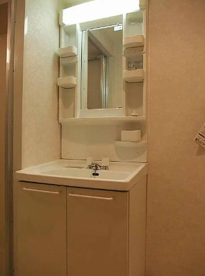 グランフォース蔵前の洗面所