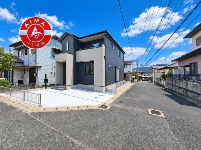 糟屋郡久山町大字久原第8-1棟（1号棟）の前面道路含む現地写真|見学の時間などお気軽にお問い合わせ下さい。
