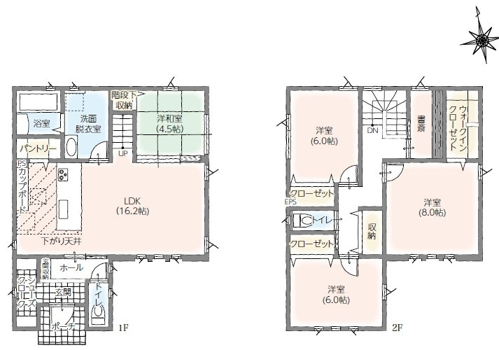 タマタウン いわき泉町の間取り