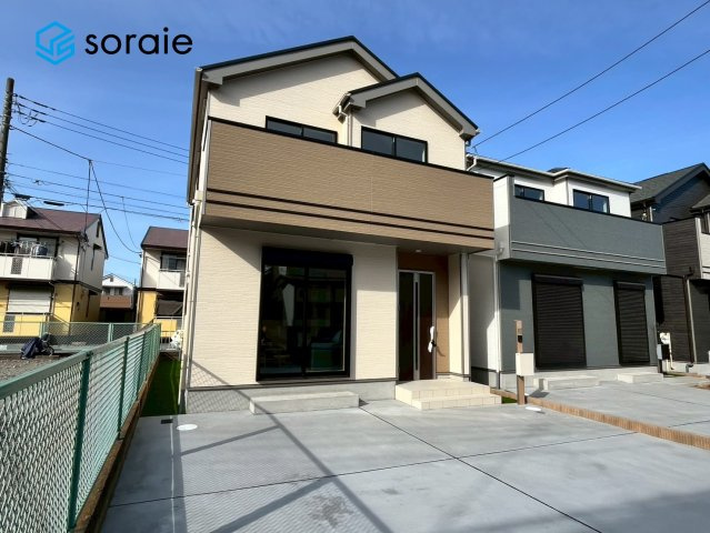 狭山富士見14期　新築戸建　ハートフルタウンの前面道路含む現地写真|１月２６日撮影