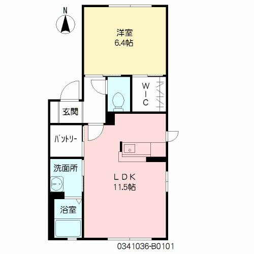 ヒルビレッジ　Ｂの間取り