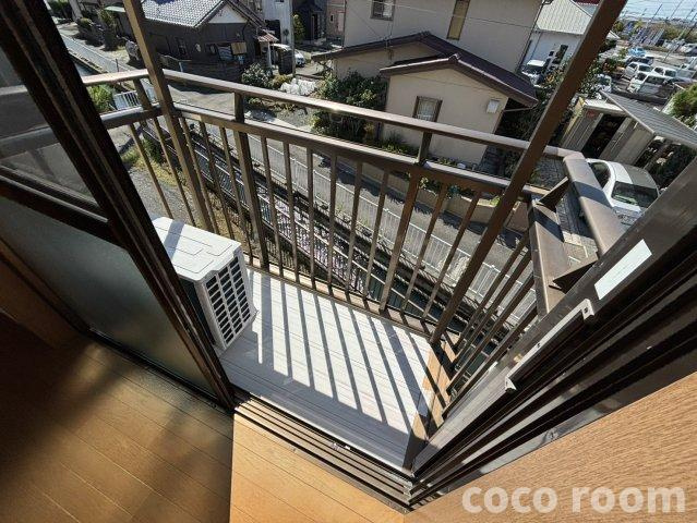 イエローハイツのバルコニー