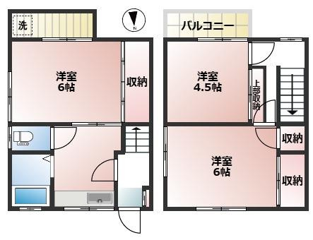 池田戸建ての間取り