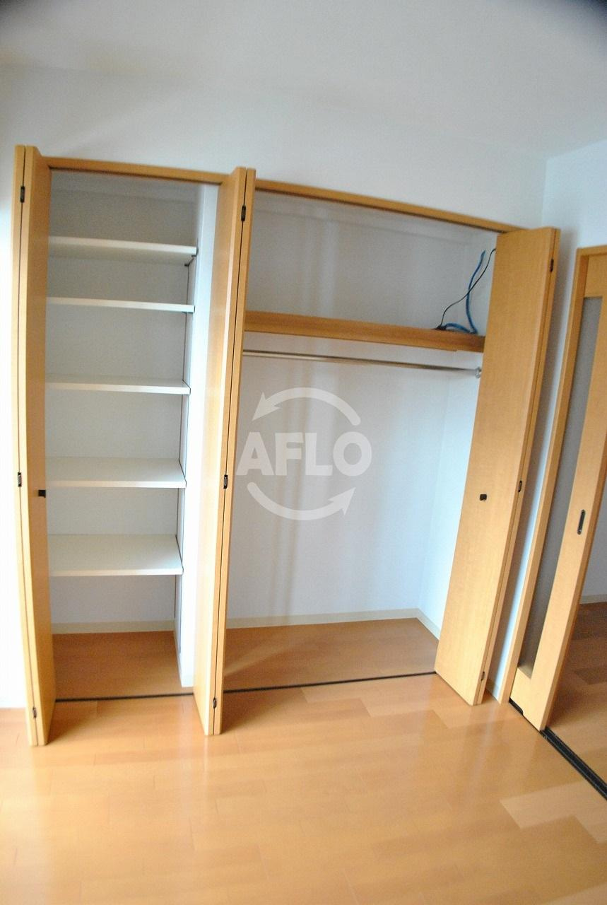 CITY SPIRE難波南（旧NCA難波南）の収納|CITY SPIRE難波南 　壁一面クローゼット