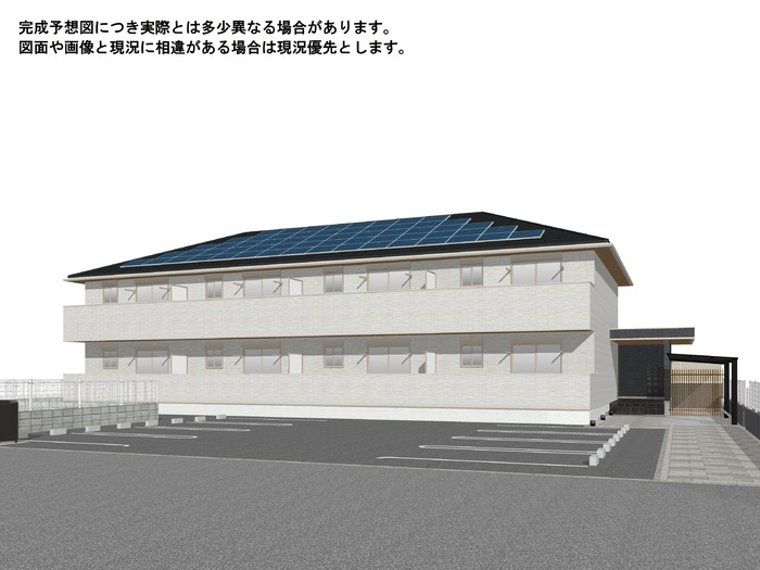 シャルマンいずみの外観|※完成予想図につき、実物とは多少異なる場合があります。