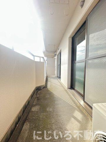 第3眉山マンションのバルコニー