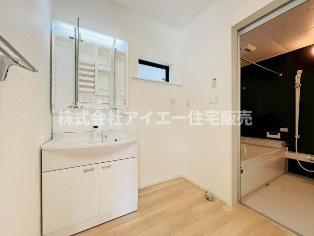 ❤❤八重瀬町新城　第３-1号棟（全４棟）の独立洗面台|独立洗面化粧台が付いています