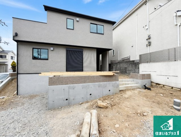 神戸市北区広陵町　第25-1期　新築一戸建ての外観|周辺は落ち着いた街並みの住宅地！子育てがしやすい住環境です！まだ未完成ですが、現地でしかわからない事もございます。是非一度ご覧ください。