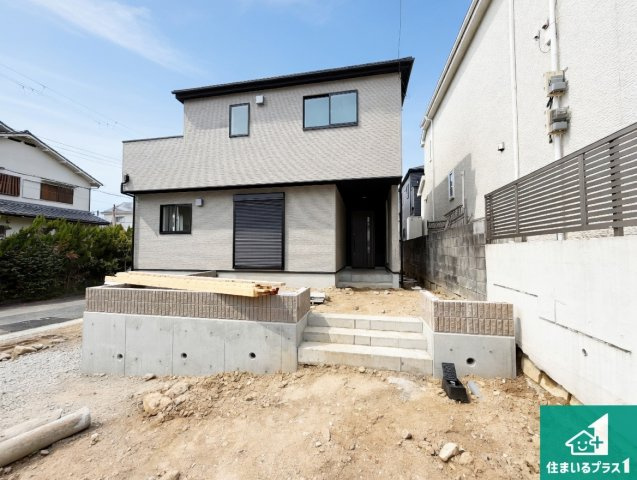 神戸市北区広陵町　第25-1期　新築一戸建ての外観|周辺は落ち着いた街並みの住宅地！子育てがしやすい住環境です！まだ未完成ですが、現地でしかわからない事もございます。是非一度ご覧ください。