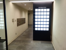 NISHITENMA  GTC  BLDG（旧ビル名：F+BASE  brunoビル）のエントランス