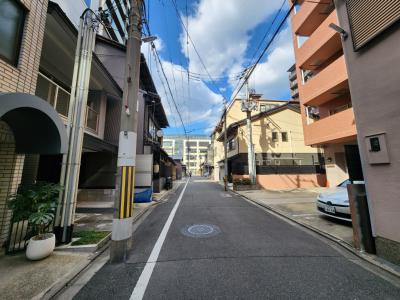 アンバーハウス四条の地図|前面道路