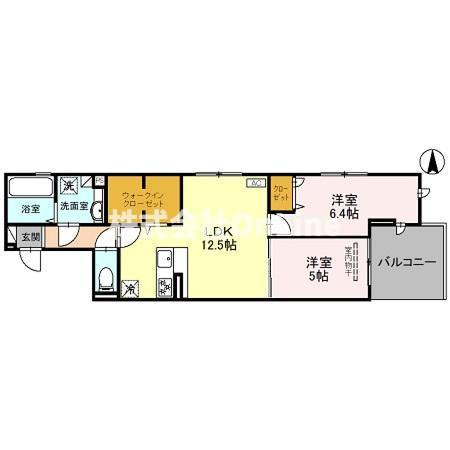 【間取り】 | QUBE.2ND