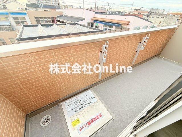 QUBE.2NDのバルコニー