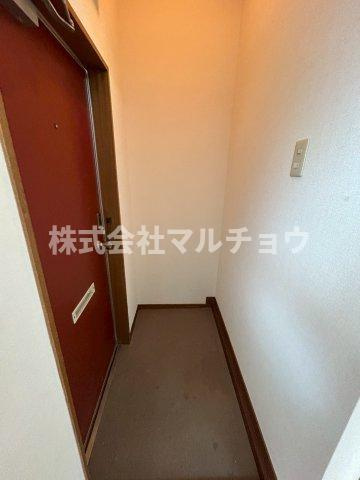 松の本ハイツの玄関|きれいな玄関です