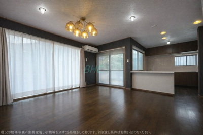 【居間・リビング】 | 雄琴５丁目 | 家族との時間、自分の時間共に大切にできる空間がここにあります。