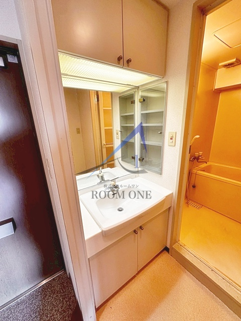 パインコート梅屋敷の洗面所|洗面台です。