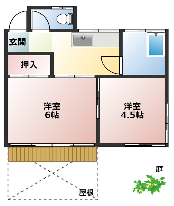 米山貸家の画像