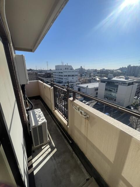 エスポアール船橋のバルコニー