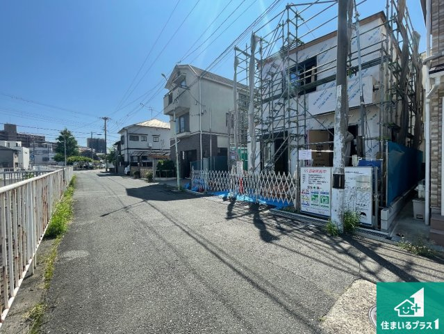 尼崎市東難波町　第18期　新築一戸建ての外観|現在建築中！落ち着いた街並みで新生活を始めることが出来そう！周辺の物件も併せてご紹介させて頂きます！
