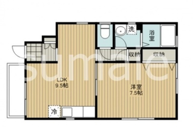 ピュアメゾン大原の間取り|間取図です。